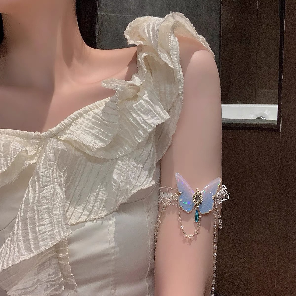 Fashionable Butterfly Pattern  - đánh giá và giá Body Jewelry